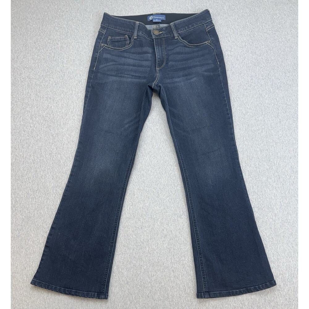 Democracy Jeans Womens 8 Blue Denim Cotton Blend Stretch‎ Itty Bitty Bootcut